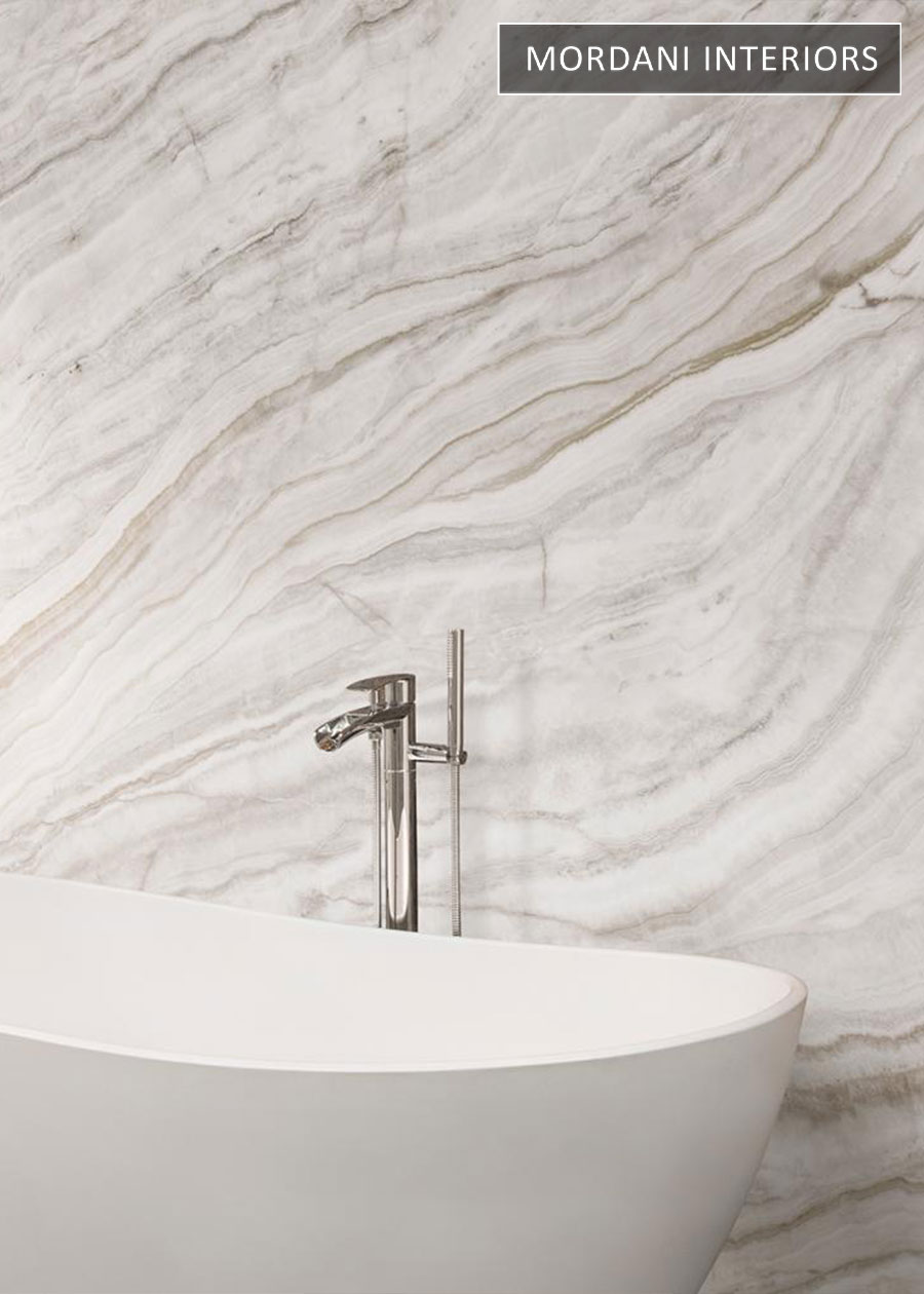 White Marble German Wallcovering